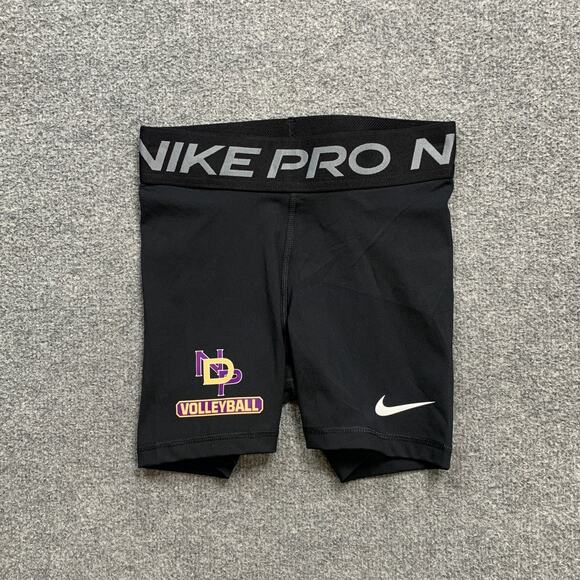 Nike Pro Shorts Womens XS Extra Small Black Dri Fit Athletic Sports Bike Workout - Picture 2 of 11